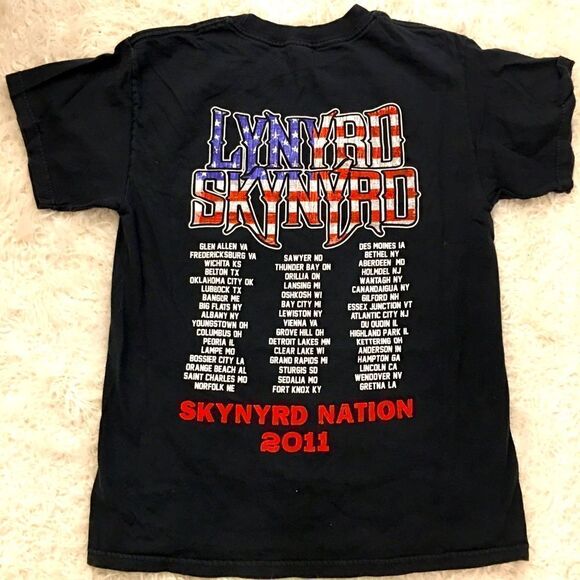 2011 SKYNYRD NATION BAND TEE! Unisex - Picture 3 of 5
